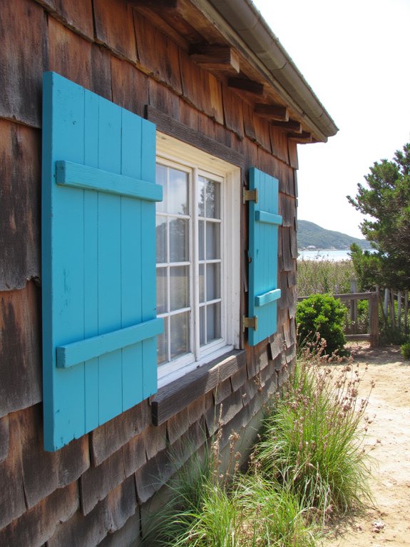 vibrant shutters for beachhouses
