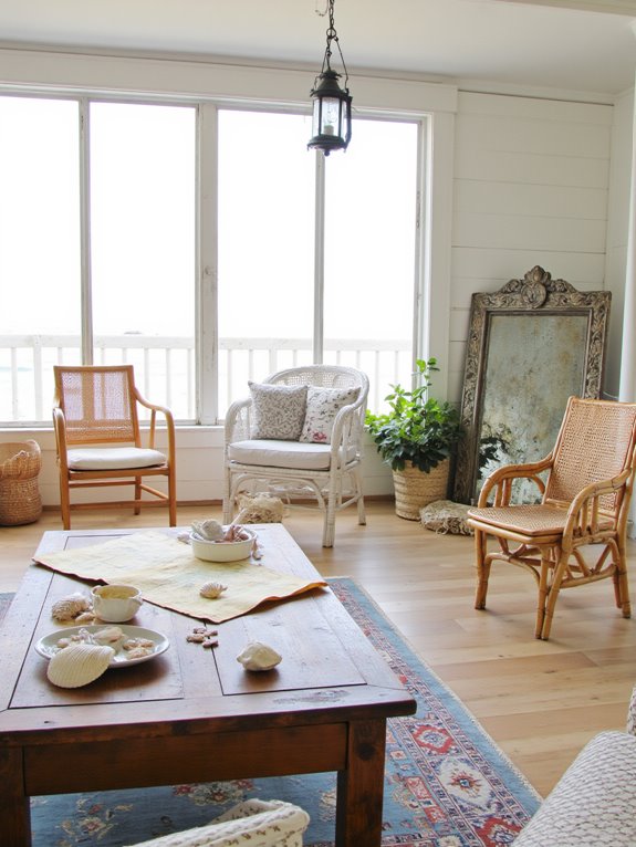 vintage decor adds charm