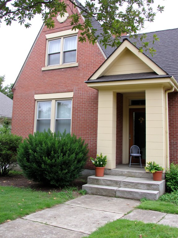 warm inviting beige trim