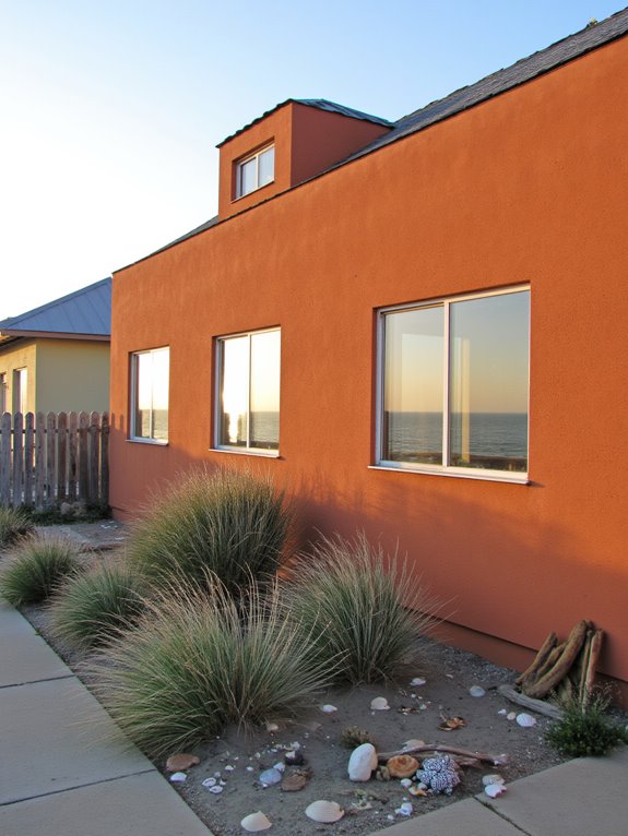 warm rustic coastal aesthetic