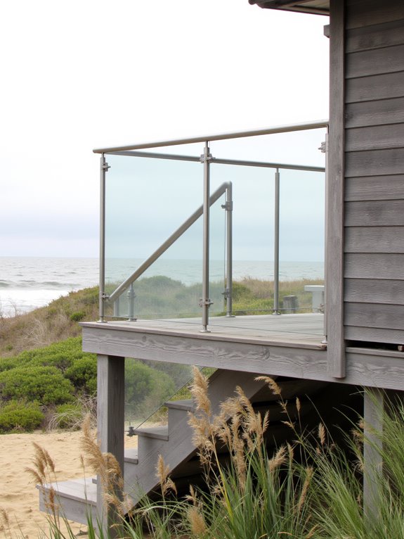 weather resistant coastal railings