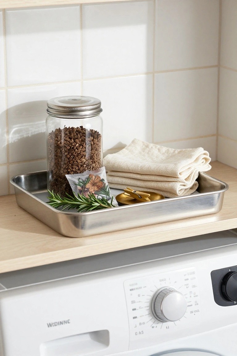 Rustic Tray Styling for Holiday Touches