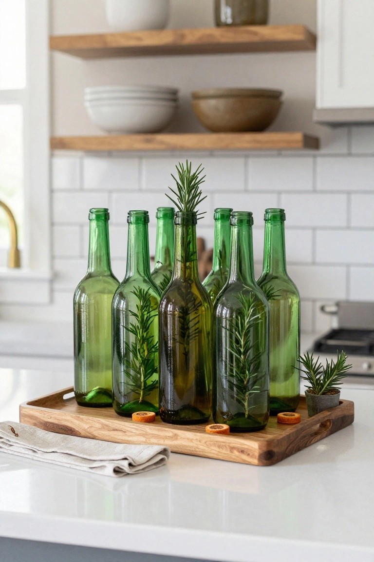 Green Bottle Christmas Tree