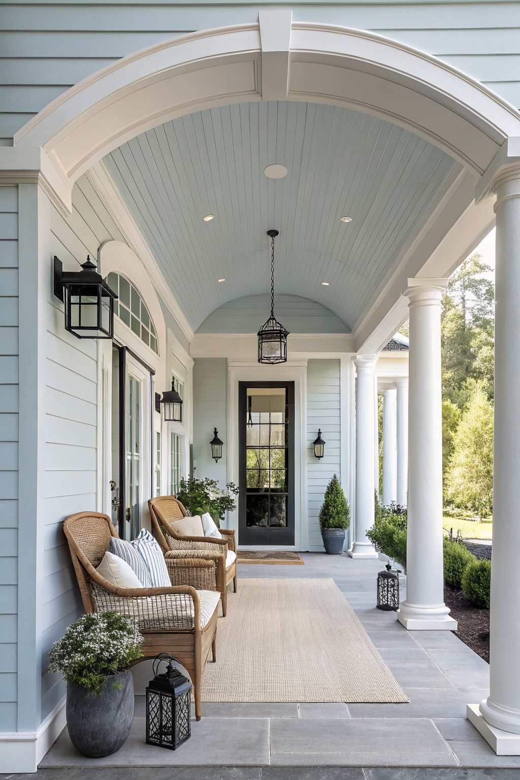 Paint the Porch Ceiling Blue