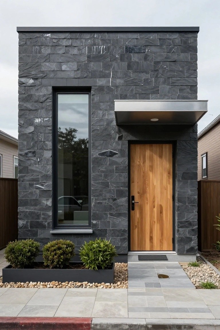 Black Slate Stone Cladding