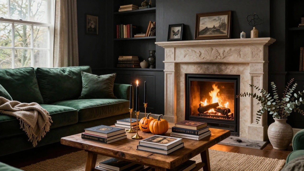 20 Halloween Living Room Decor Ideas That Feel Cozy Yet Creepy