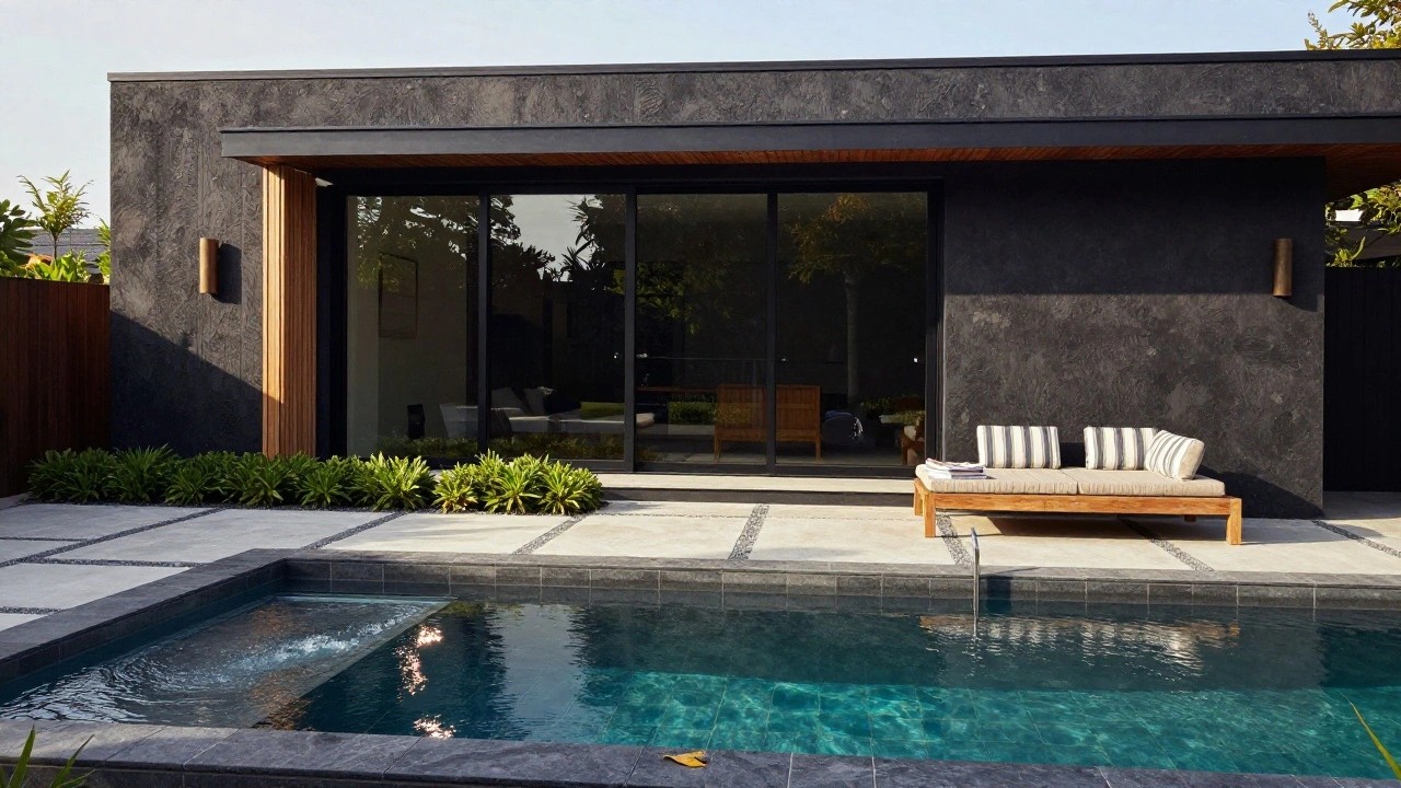 17 Modern House Exterior With Pool Designs That Shine