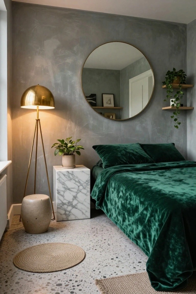 Emerald Green Velvet Bedding