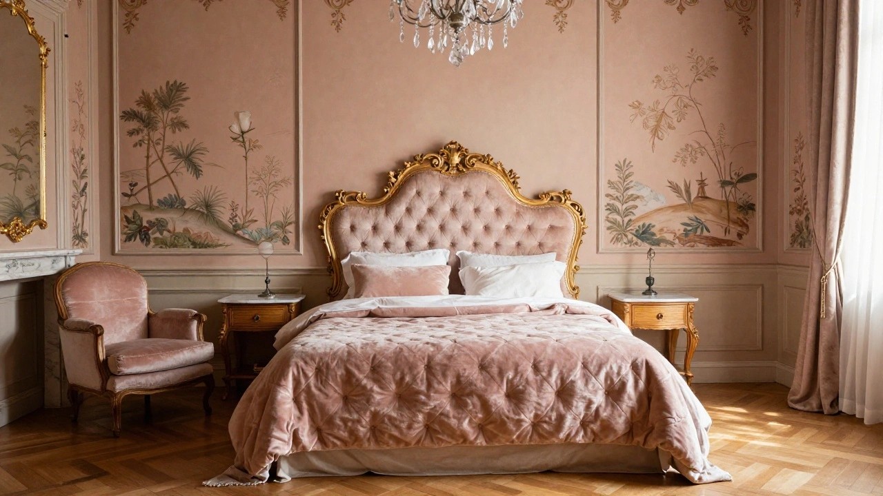 20 Pink Rococo Bedroom Ideas