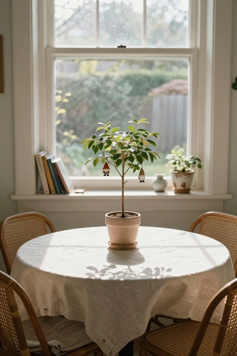 Tabletop Gnome Tree Centerpiece