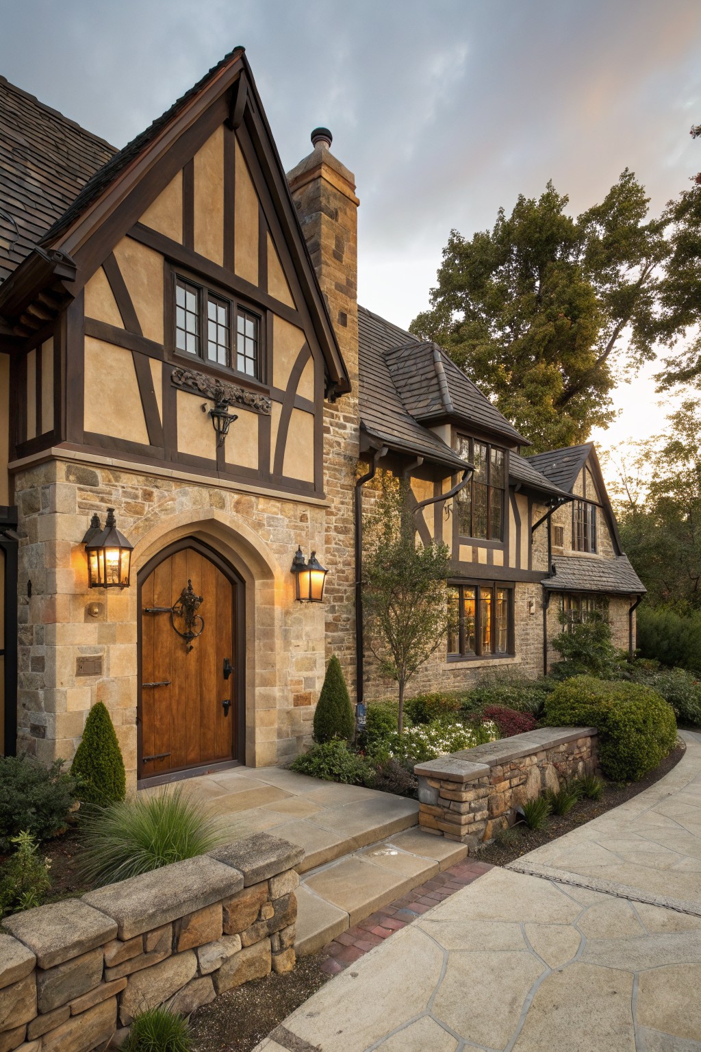 Timeless Half-Timbered Facade