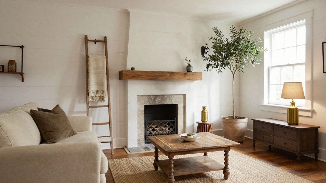 21 Farmhouse Living Room Decor Ideas