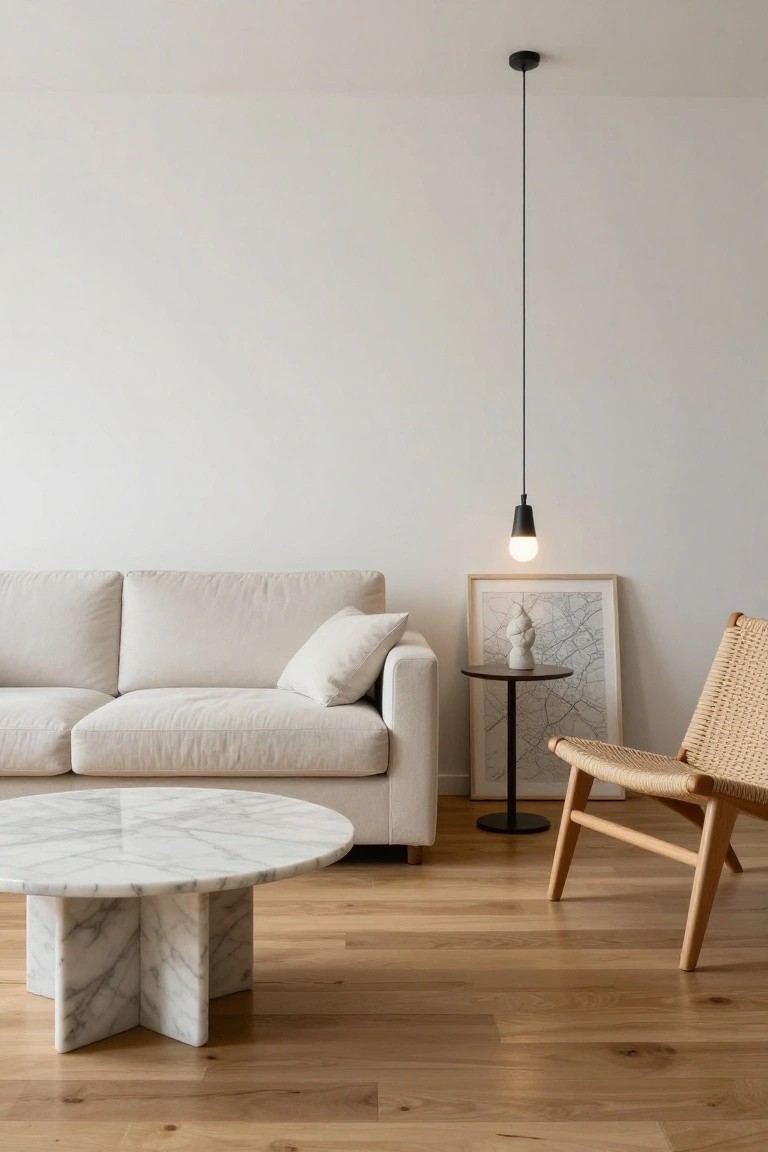 Geometric Marble Coffee Table