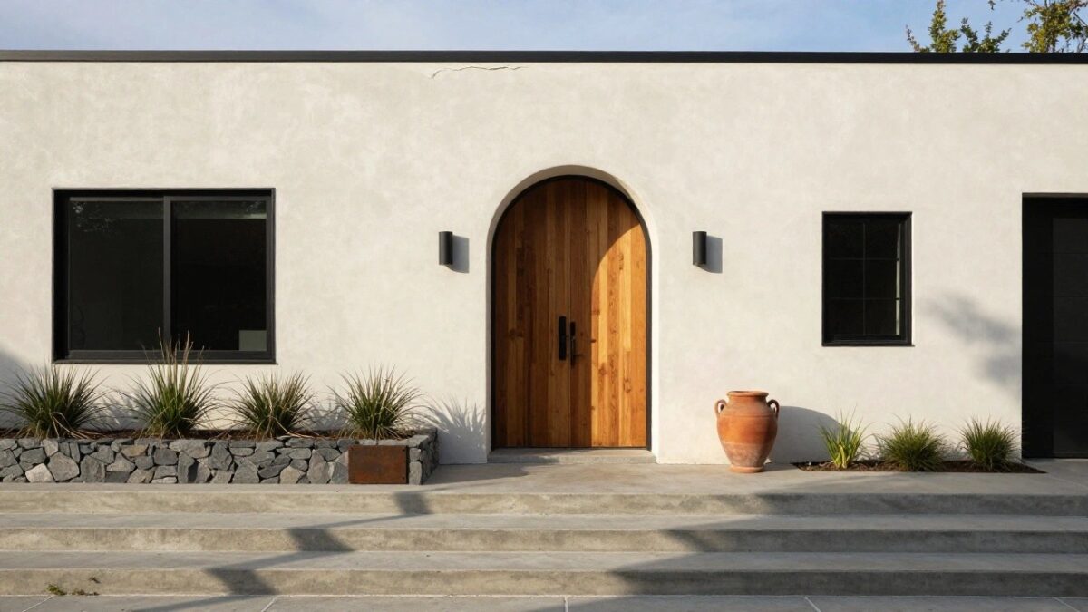 Stunning Exterior Stucco Finishes For Rental Apartments image