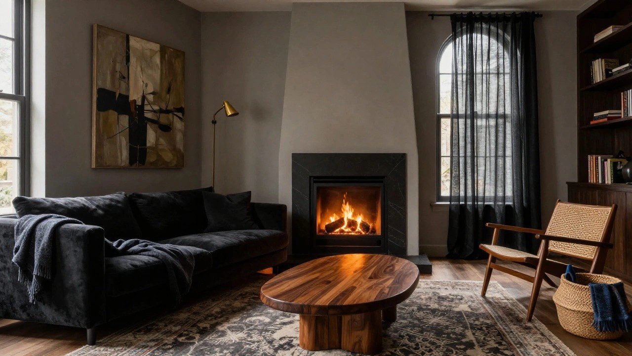22 Dark Living Room Ideas
