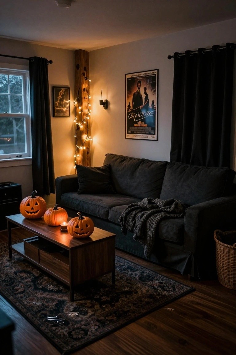 Jack-o'-Lanterns on the Coffee Table