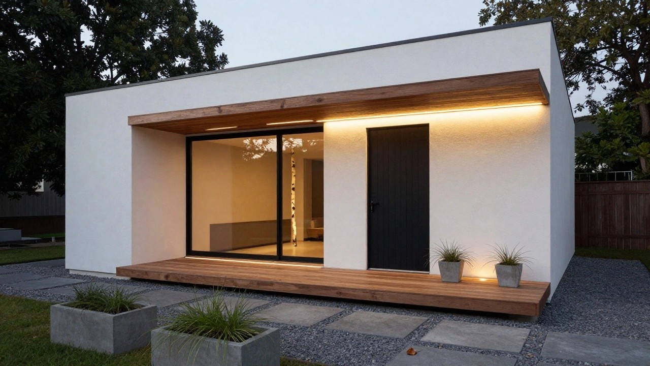 19 Modern House Exterior Front Lighting Ideas That Glow at Night
