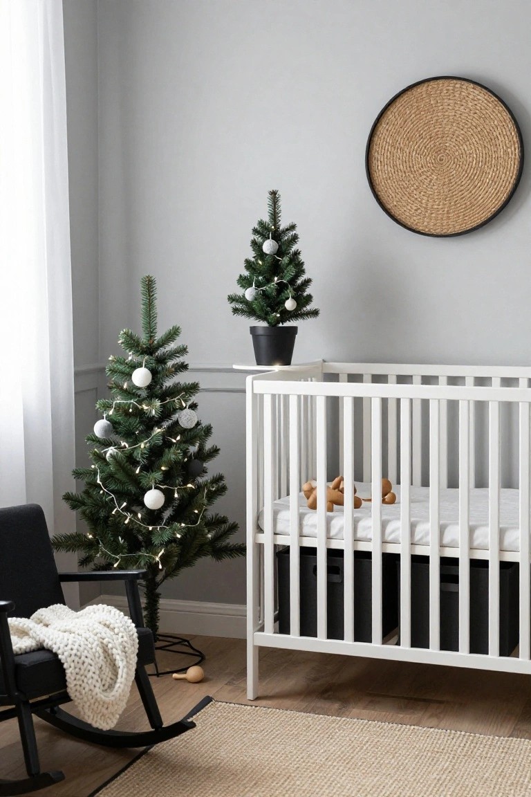 Small Christmas Trees in the Nursery