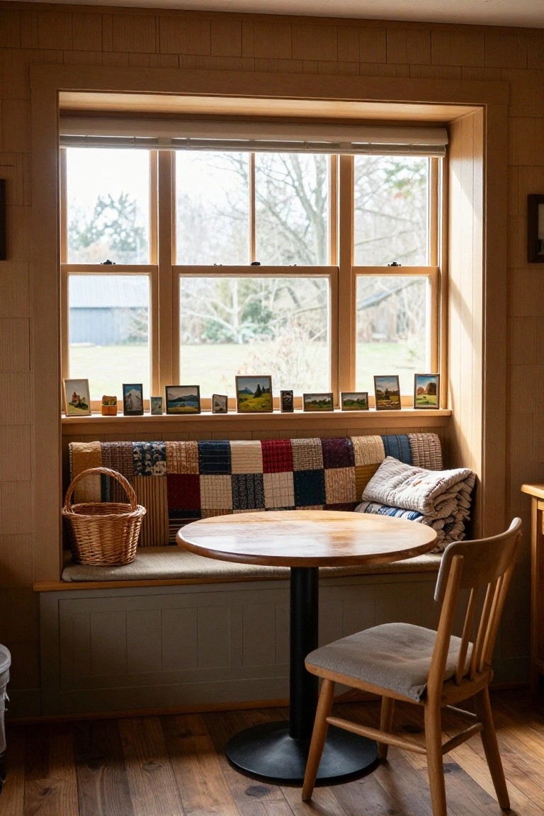 Cozy Window Bench Nook