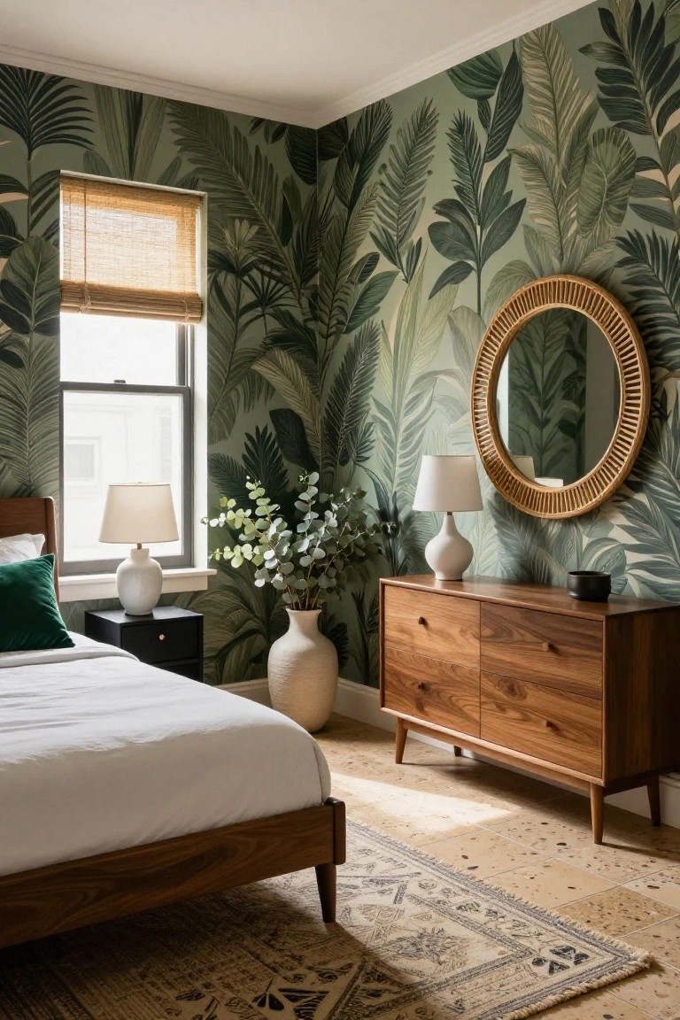 Bold Palm Leaf Wallpaper