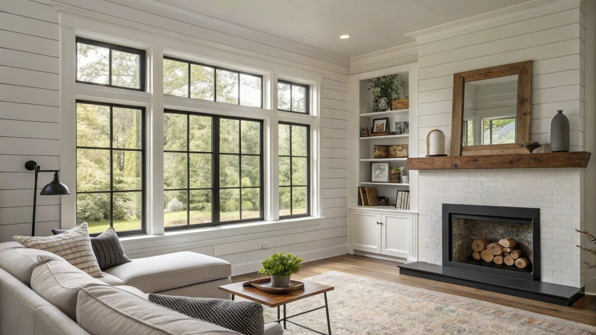 23 Modern Farmhouse Window Trim Ideas For Polished Detail