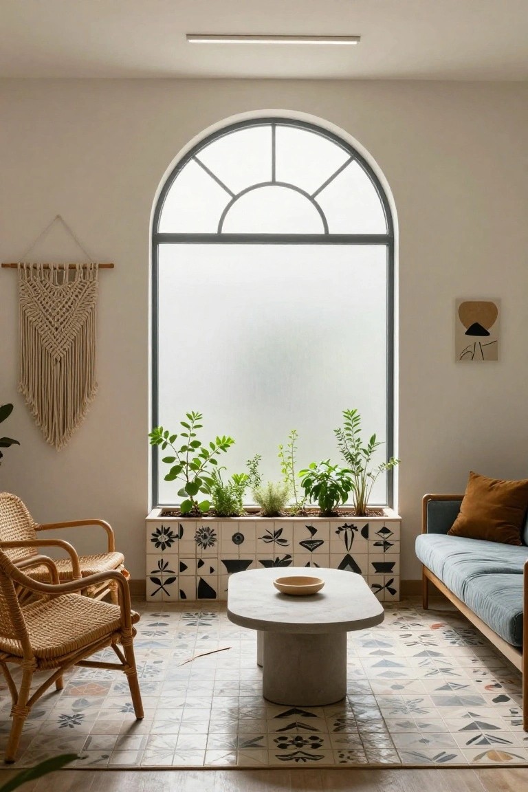 Plant-Filled Window Boxes