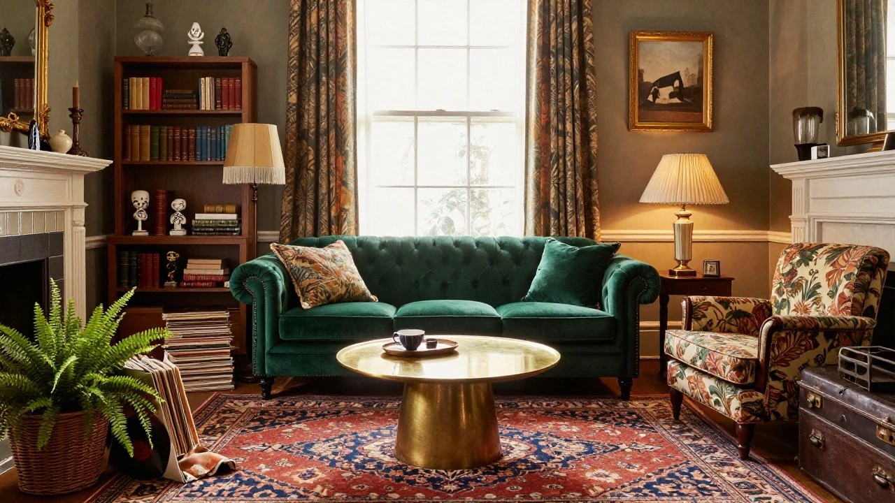 23 Vintage Maximalism Living Room Decor Ideas