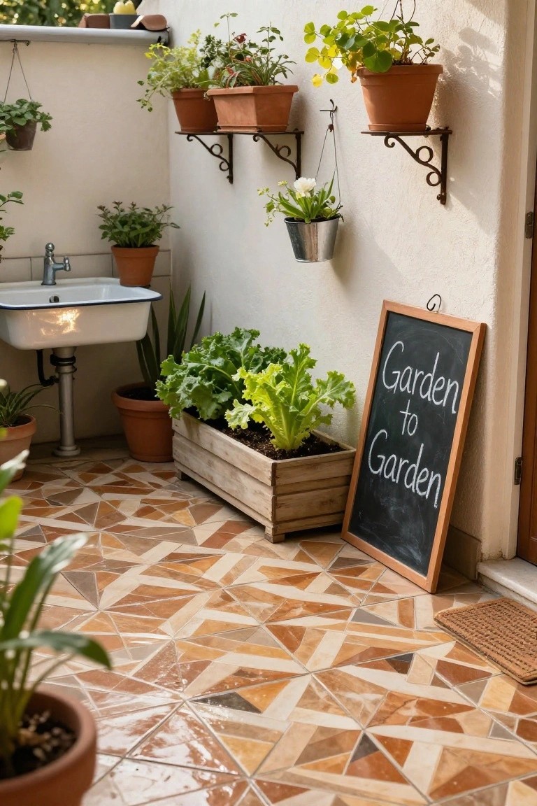 Balcony Garden Potting Sink