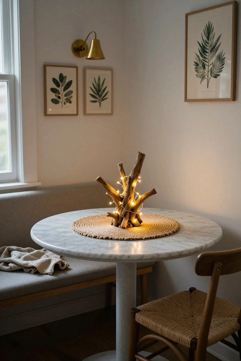 Driftwood Branches with Fairy Lights