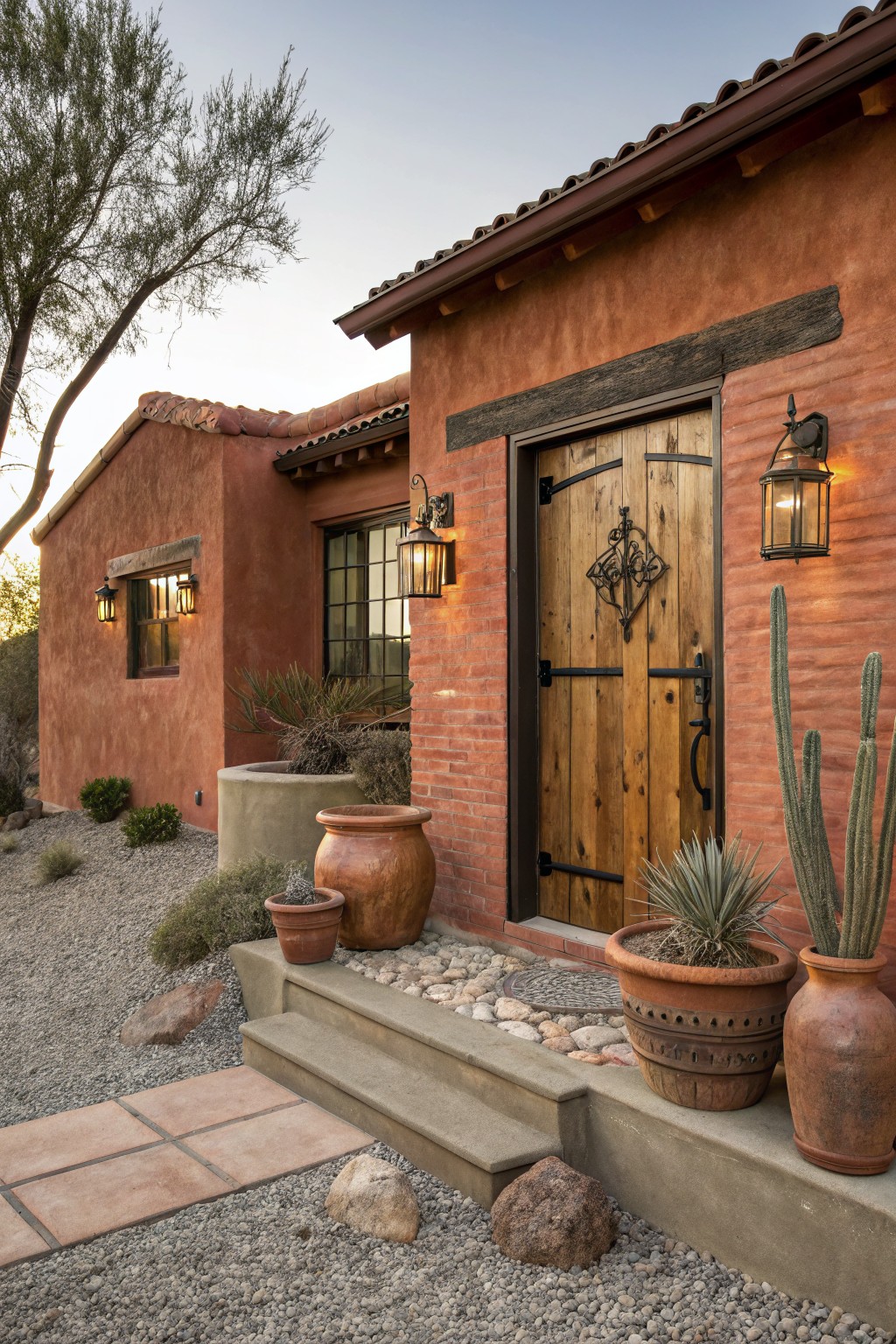 Rustic Wooden Entry Door