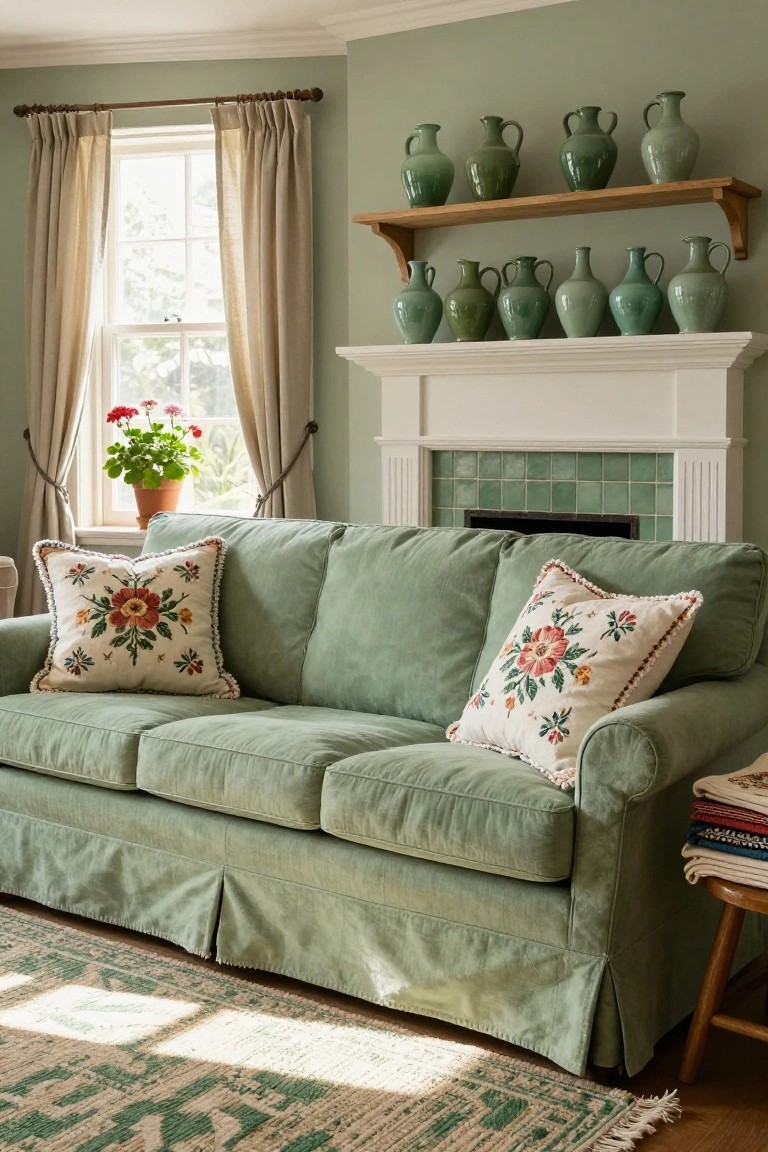 Sage Green Living Room Palette