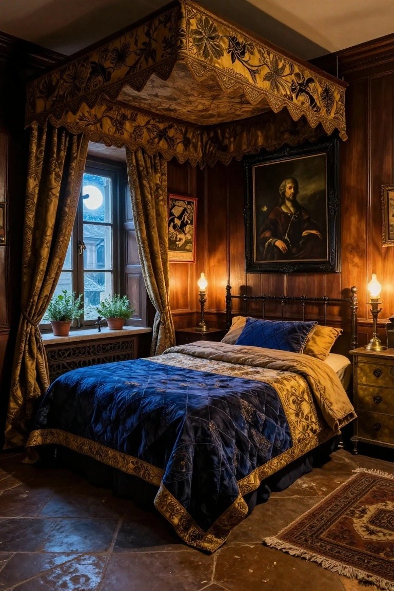 Classic Four-Poster Canopy Bed
