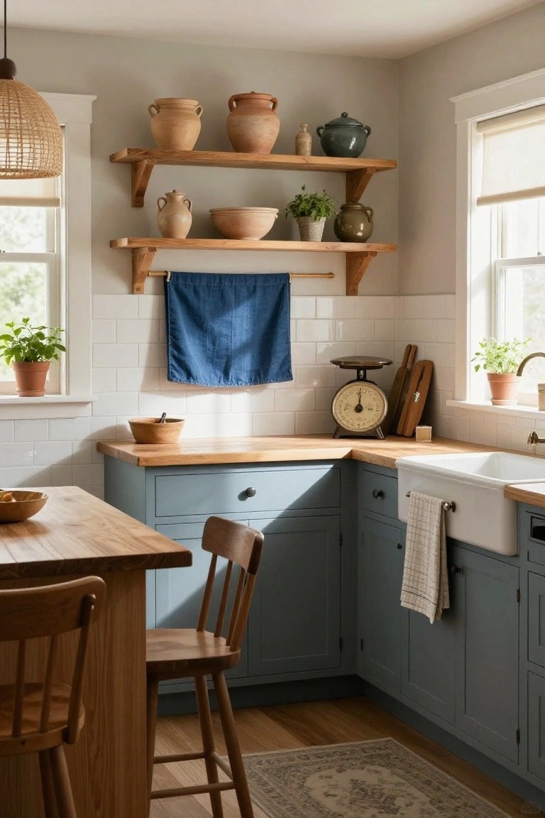 Using Towels as Kitchen Wall Decor