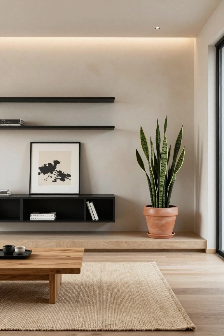 Tall Snake Plants for Vertical Interest
