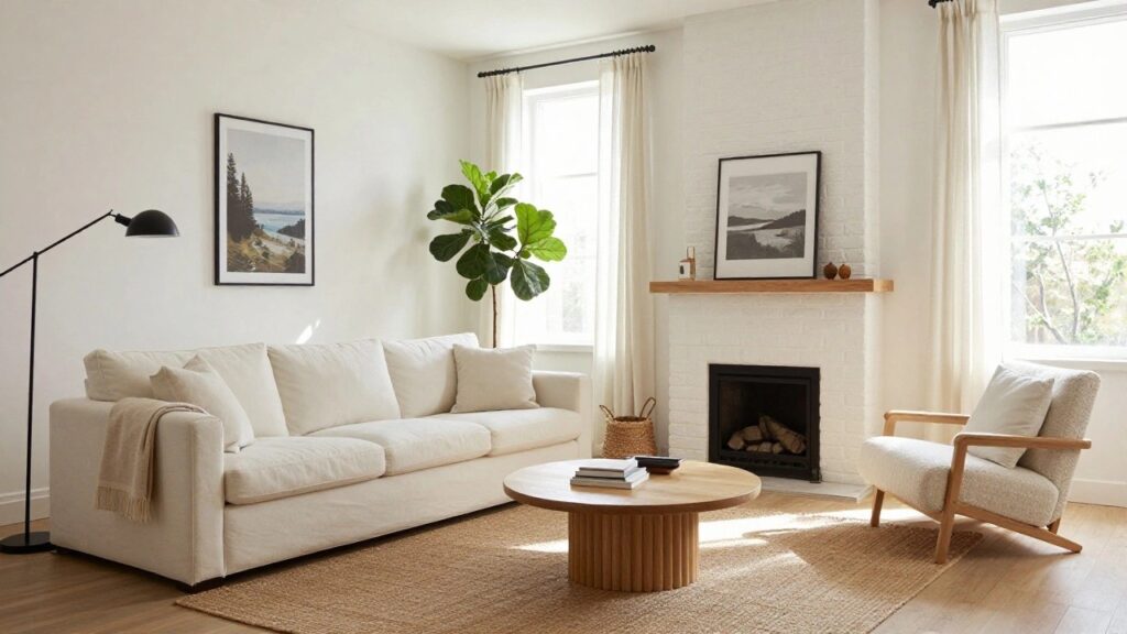 25 White Living Room Ideas